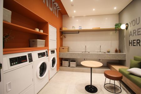 Apartamento para alugar com 24m², 1 quarto e sem vagaLavanderia