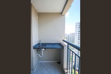 Varanda da Sala de apartamento para alugar com 2 quartos, 49m² em Vila Andrade, São Paulo