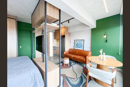 Studio de apartamento para alugar com 1 quarto, 33m² em Pompeia, São Paulo