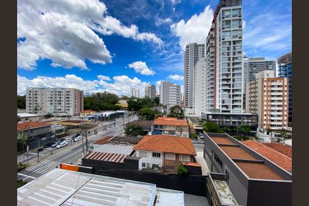 Vista da Sacada de kitnet/studio para alugar com 1 quarto, 25m² em Jardim das Acacias, São Paulo