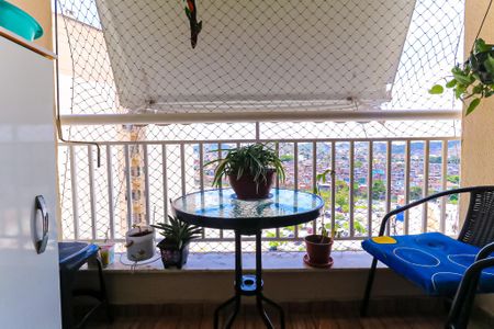 Varanda da Sala de apartamento à venda com 2 quartos, 55m² em Cachambi, Rio de Janeiro