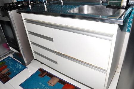 Apartamento à venda com 50m², 2 quartos e 1 vagaDetalhe - Cozinha Americana