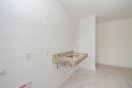 Apartamento à venda com 48m², 2 quartos e 1 vagaCozinha e Área de Serviço