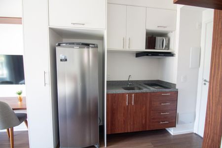 Studio para alugar com 25m², 1 quarto e sem vagaCozinha