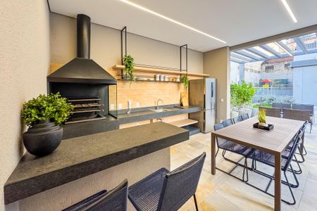 Studio à venda com 30m², 1 quarto e sem vagaChurrasqueira