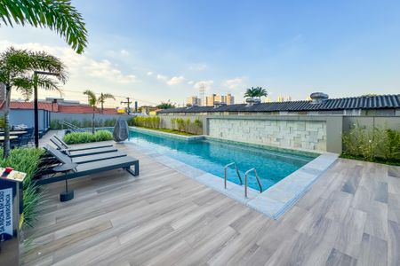 Studio à venda com 30m², 1 quarto e 1 vagaPiscina