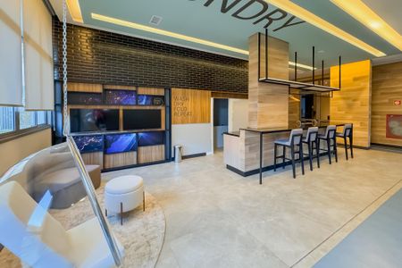 Studio à venda com 30m², 1 quarto e 1 vagaLavanderia