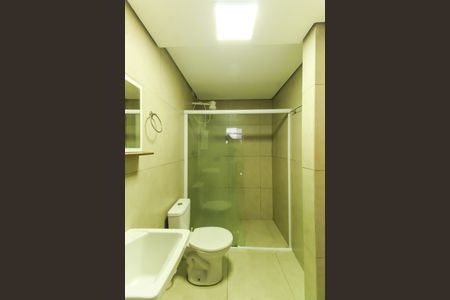 Banheiro de kitnet/studio para alugar com 1 quarto, 19m² em Mooca, São Paulo