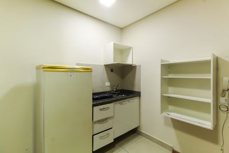 Cozinha de kitnet/studio para alugar com 1 quarto, 19m² em Mooca, São Paulo