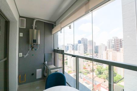 Varanda de kitnet/studio à venda com 1 quarto, 27m² em Santo Amaro, São Paulo