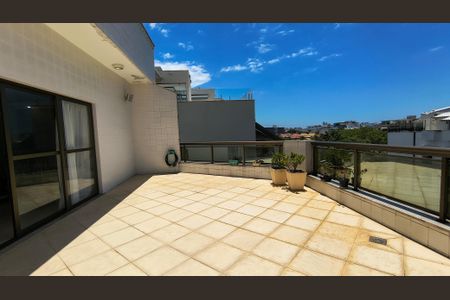 Varanda  de apartamento à venda com 3 quartos, 340m² em Recreio dos Bandeirantes, Rio de Janeiro