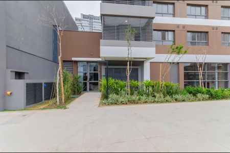 Studio para alugar com 28m², 1 quarto e sem vaga Studio para alugar com 28m², 1 quarto e sem vagaFachada