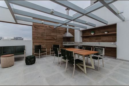 Studio para alugar com 28m², 1 quarto e sem vaga Studio para alugar com 28m², 1 quarto e sem vagaÁrea comum - Churrasqueira