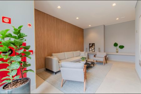 Studio para alugar com 28m², 1 quarto e sem vaga Studio para alugar com 28m², 1 quarto e sem vagaÁrea comum - Hall Social