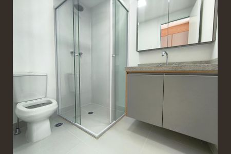 Studio para alugar com 28m², 1 quarto e sem vaga Studio para alugar com 28m², 1 quarto e sem vagaBanheiro