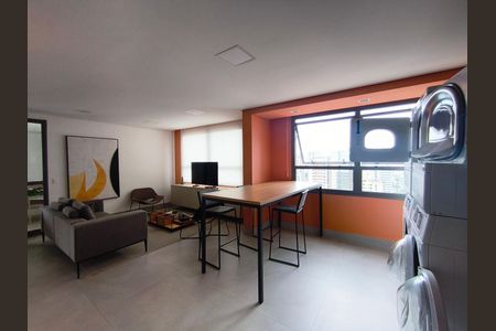 Studio para alugar com 28m², 1 quarto e sem vaga Studio para alugar com 28m², 1 quarto e sem vagaLavanderia