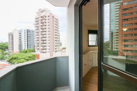 Varanda de apartamento para alugar com 1 quarto, 36m² em Brooklin Novo, São Paulo