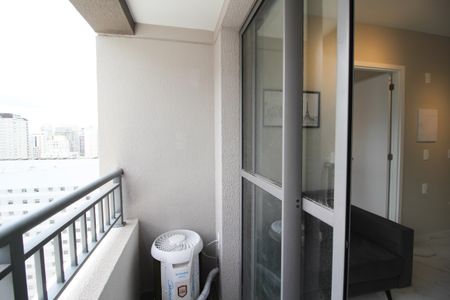 Varanda de apartamento para alugar com 1 quarto, 24m² em Vila Nova Conceição, São Paulo