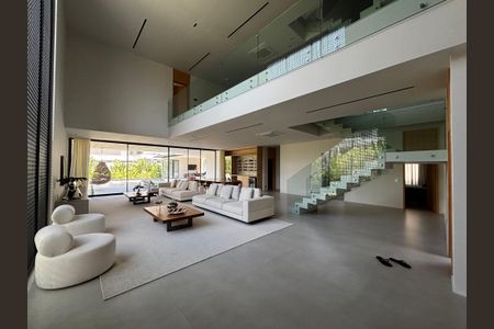 Sala de casa de condomínio à venda com 5 quartos, 1500m² em Barra da Tijuca, Rio de Janeiro