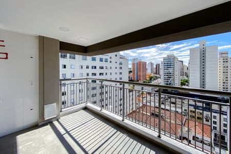 Studio à venda com 46m², 1 quarto e 3 vagasVaranda da Sala