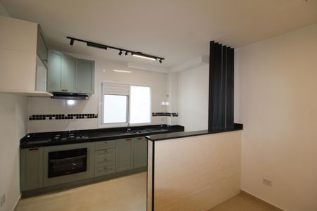 Sala / Cozinha de apartamento para alugar com 1 quarto, 34m² em Jardim São Paulo, São Paulo