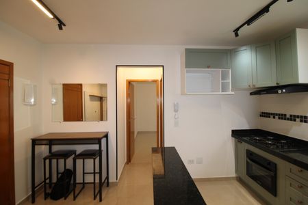 Sala / Cozinha de apartamento para alugar com 1 quarto, 34m² em Jardim São Paulo, São Paulo