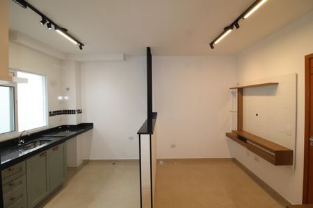 Sala / Cozinha de apartamento para alugar com 1 quarto, 34m² em Jardim São Paulo, São Paulo