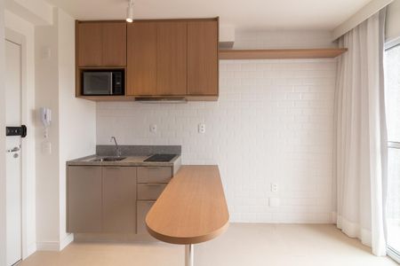 Sala - Cozinha de apartamento para alugar com 1 quarto, 24m² em Vila Butantã, São Paulo