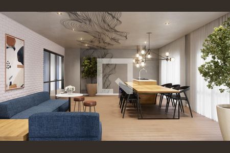 Studio para alugar com 24m², 1 quarto e sem vagaÁrea comum - Salão de festas