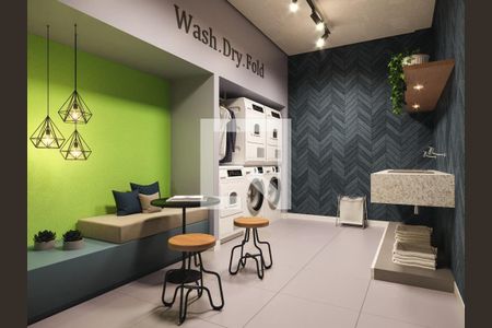 Studio para alugar com 24m², 1 quarto e sem vagaLavanderia