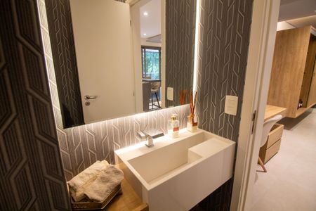 Apartamento à venda com 84m², 1 quarto e 2 vagasLavabo