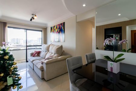 Sala de apartamento à venda com 3 quartos, 72m² em Vila Rosalia, Guarulhos