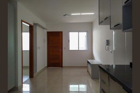 Sala e cozinha de apartamento para alugar com 2 quartos, 38m² em Vila Aricanduva, São Paulo