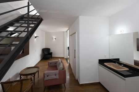 Sala de kitnet/studio para alugar com 1 quarto, 65m² em Vale do Sol, Nova Lima