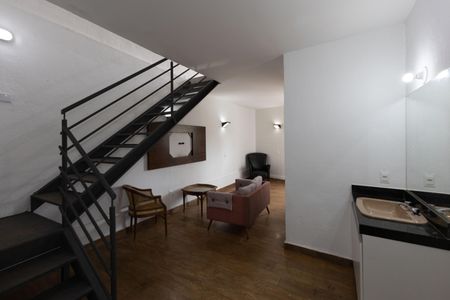 Sala de kitnet/studio para alugar com 1 quarto, 65m² em Vale do Sol, Nova Lima