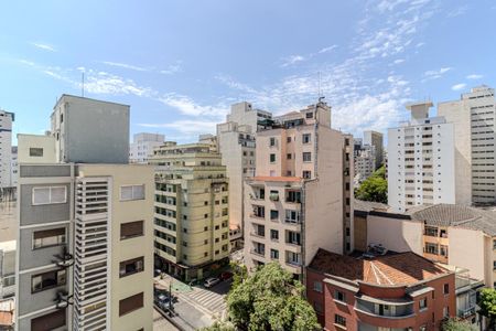 Vista de kitnet/studio para alugar com 1 quarto, 37m² em Vila Buarque, São Paulo