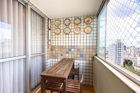 Varanda da Sala de apartamento para alugar com 3 quartos, 93m² em Anchieta, Belo Horizonte