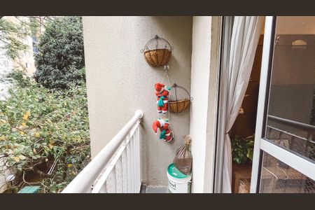 Varanda da Sala de apartamento à venda com 2 quartos, 50m² em Jardim Centenario, São Paulo
