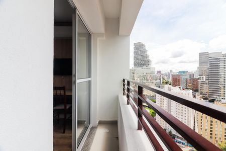 Studio à venda com 25m², 1 quarto e sem vagaVaranda