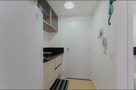 Cozinha de kitnet/studio para alugar com 1 quarto, 25m² em Chácara Inglesa, São Paulo