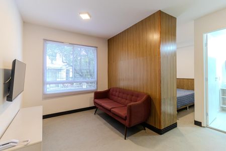 Studio para alugar com 25m², 1 quarto e sem vaga Studio para alugar com 25m², 1 quarto e sem vagaSala