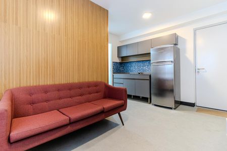Studio para alugar com 25m², 1 quarto e sem vaga Studio para alugar com 25m², 1 quarto e sem vagaSala