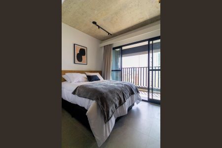 Quarto de apartamento à venda com 1 quarto, 25m² em Brooklin, São Paulo