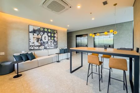 Studio à venda com 22m², 1 quarto e sem vagaLounge e Coworking