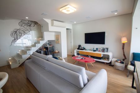 Sala de apartamento à venda com 2 quartos, 106m² em Campo Belo, São Paulo