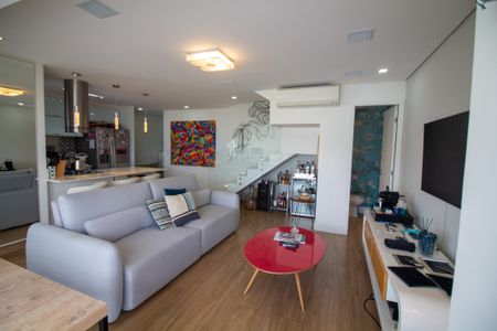 Sala de apartamento à venda com 2 quartos, 106m² em Campo Belo, São Paulo