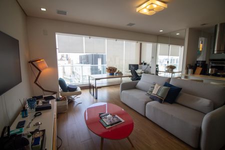 Sala de apartamento à venda com 2 quartos, 106m² em Campo Belo, São Paulo