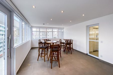 Apartamento para alugar com 34m², 1 quarto e sem vagaÁrea gourmet