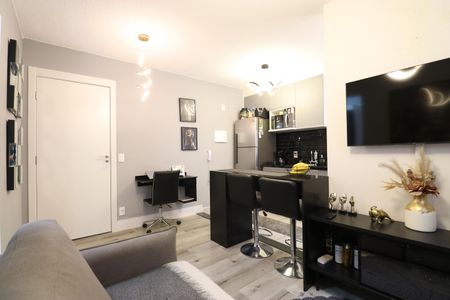 Sala de apartamento à venda com 1 quarto, 27m² em Barra Funda, São Paulo