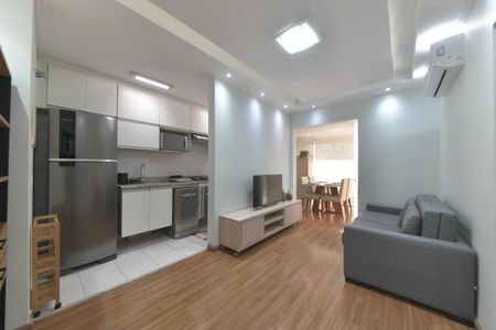 Sala de apartamento à venda com 1 quarto, 40m² em Vila Gertrudes, São Paulo